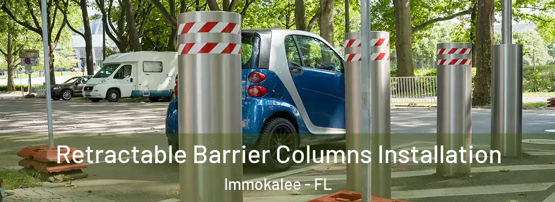 Retractable Barrier Columns Installation Immokalee - FL